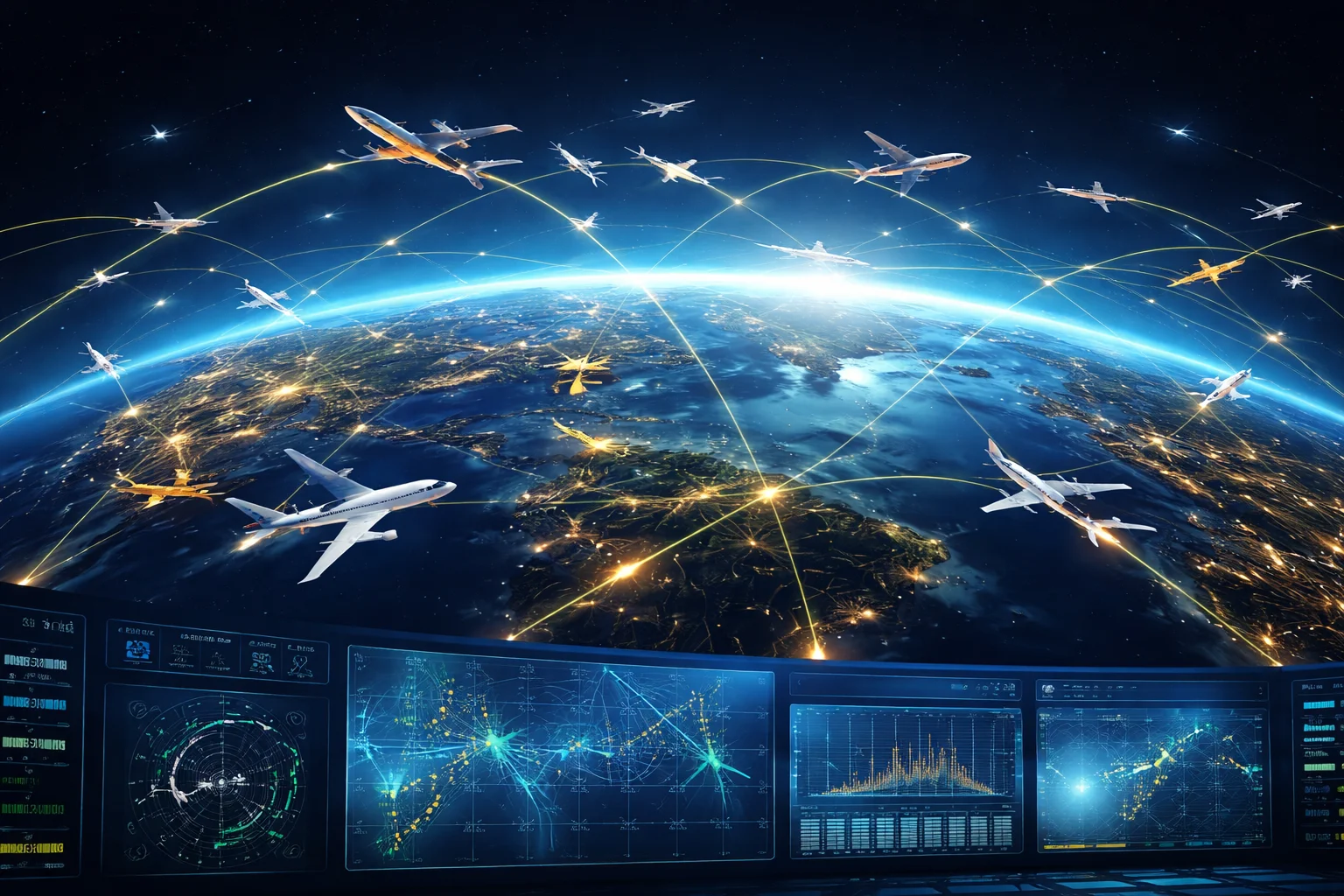 Live Air Traffic Monitoring: Understanding Global Flight Movements